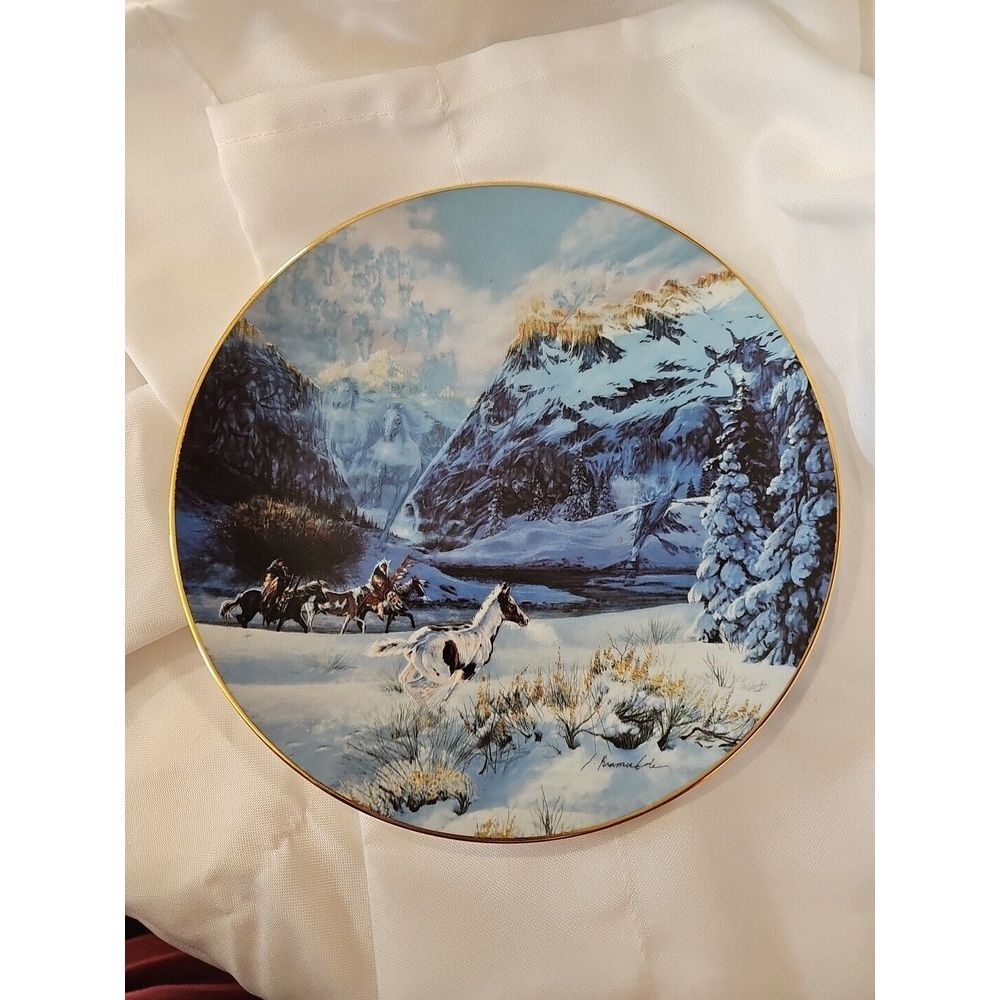 Wall Plate Collectible "Running With The Wind" by W.L. George